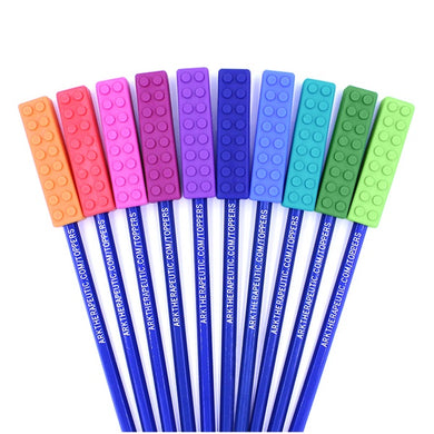 Ark Therapeutic Brick Chewable Pencil Topper - Hot Pink XT - The Sensory Studio