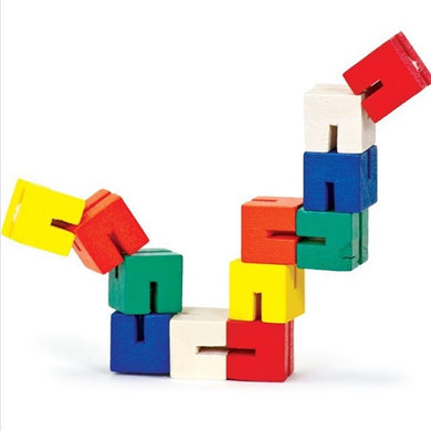 Twist and Lock Wooden Blocks