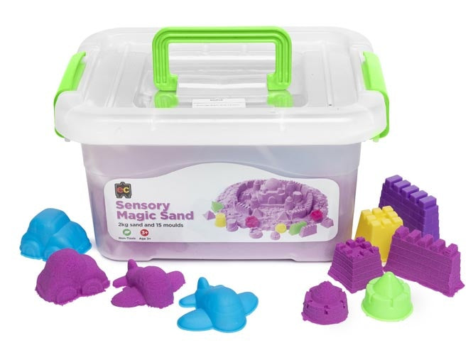 Sensory Magic Sand with Moulds 2Kg Purple