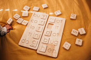 Wooden CVC Word /Alphabet Boards - Set of 2: On Sale was $69.95