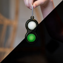 Load image into Gallery viewer, Fat Brain Toys Simpl Dimpl Keyring - Glow in the Dark