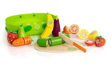 Load image into Gallery viewer, Fat Brain Toys Pretendables: Fruit &amp; Vegetables Basket