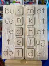 Load image into Gallery viewer, Wooden CVC Word /Alphabet Boards - Set of 2: On Sale was $69.95