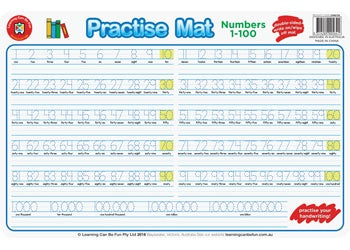 Practise Mat - Numbers 1-100
