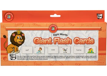 Giant Flash Cards: Sight Words