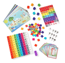 Load image into Gallery viewer, Numberblocks MathLink Cubes 1–10 Activity Set