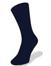 Load image into Gallery viewer, CalmCare Kids Sensory Navy School Socks Ages 10+ (Size 3-5)