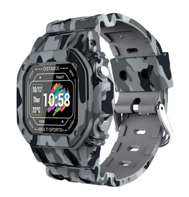 Cactus Watch Nexus Smartwatch - Grey Camouflage