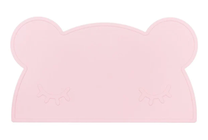 We Might be Tiny Bear Placie Placemat: Powder Pink