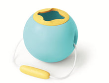 Load image into Gallery viewer, Quut Mini Ballo Water Bucket: Vintage Blue and Yellow