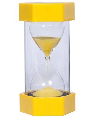 Coloured Sand Timer - 10 Minutes Yellow