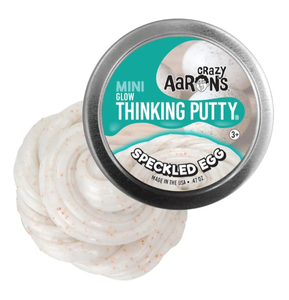Crazy Aaron's Thinking Putty Mini Tin: Speckled Egg 2" Tin