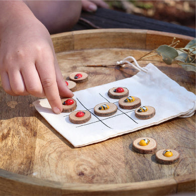 Poppy & Daisy Tic Tac Toe Wooden Game: On Sale was $20.00