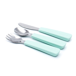 We Might be Tiny: Toddler Cutlery Set: Minty Green