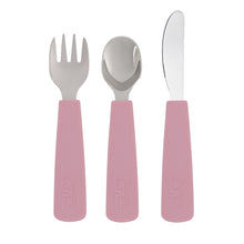 Load image into Gallery viewer, We Might be Tiny: Toddler Cutlery Set: Dusty Rose