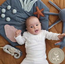 Load image into Gallery viewer, Fabelab Baby Activity Blanket Travel Size - Underwater: On Sale was $64.95