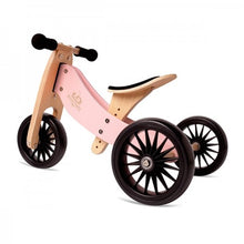 Load image into Gallery viewer, Kinderfeets 2-in-1 Tiny Tot Plus Balance Bike: Rose