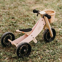 Load image into Gallery viewer, Kinderfeets 2-in-1 Tiny Tot Plus Balance Bike: Rose